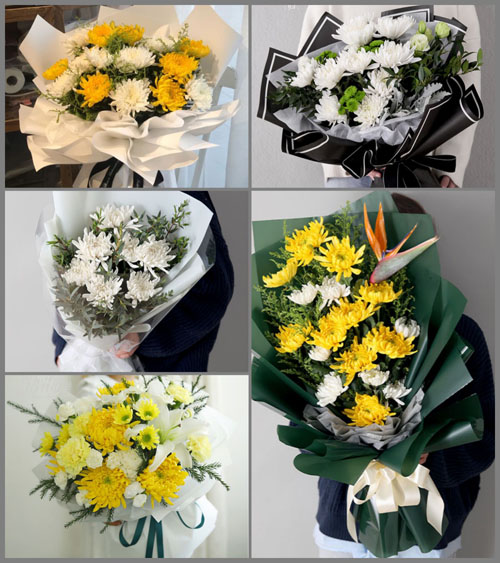 广东梅州市丰顺县汤西镇西城村白事花束代送